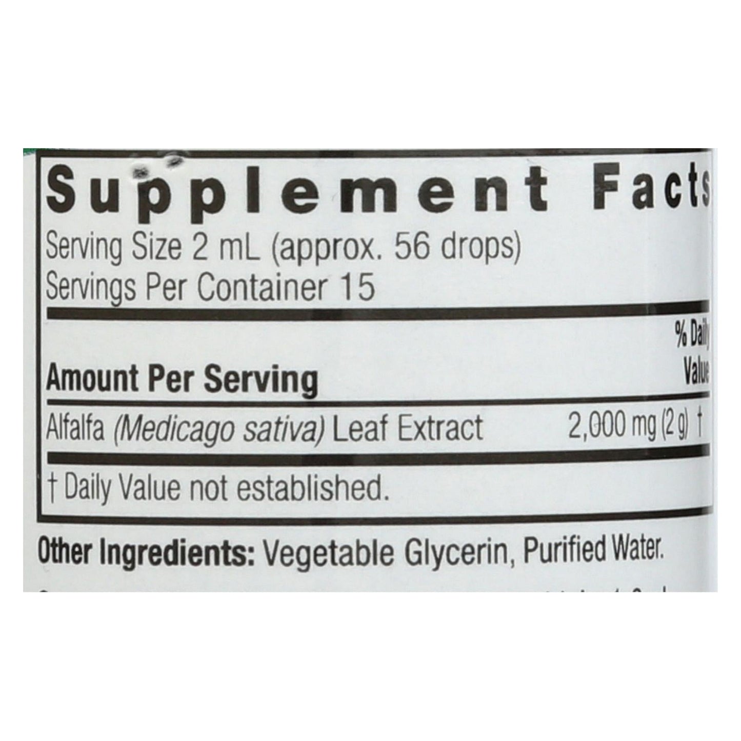 Nature's Answer - Alfalfa Herb Extract