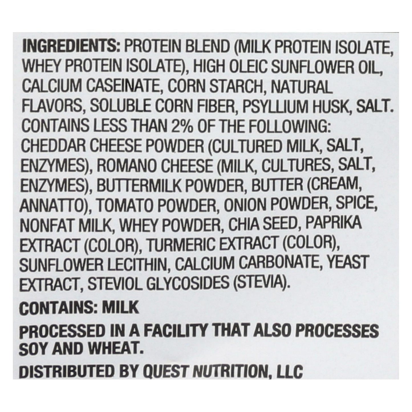 Quest Nacho Cheese Tortilla Style Protein Chips (1.1 Oz.), Pack of 8