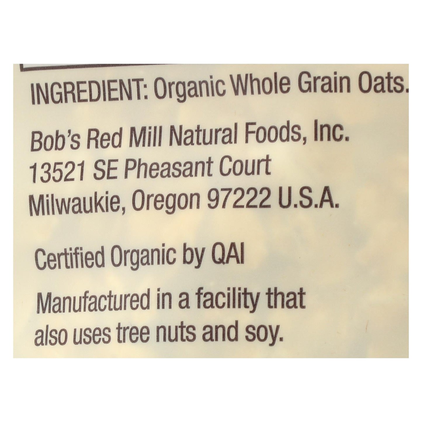 Bob's Red Mill Gluten Free Organic Rolled Oats (4 Pack), 32 oz