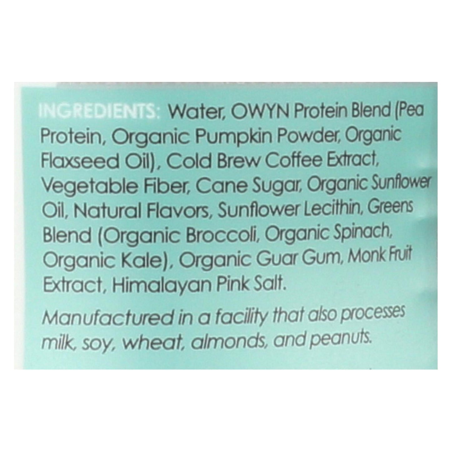 What You Need: Plant-Based Protein Shake & Cold Brew Coffee (12 Fl Oz) - 12-Pack