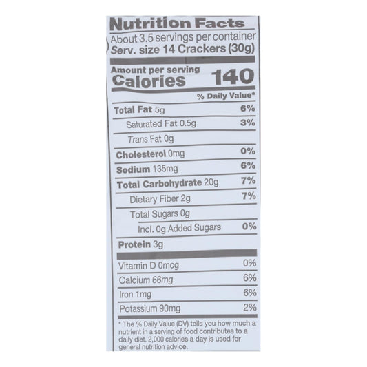 Crunchmaster Multiseed Cracker Roasted Garlic, 4 Oz. (Pack of 12)