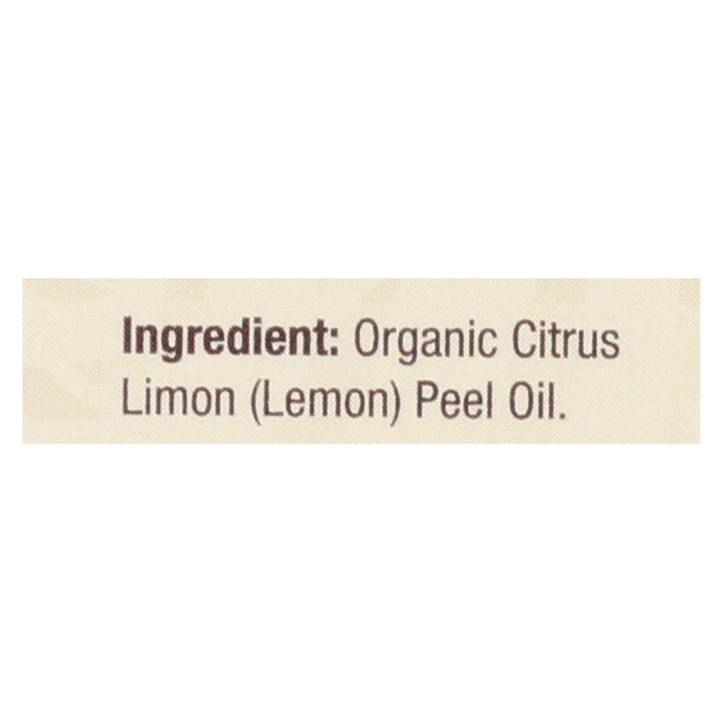 Nature's Answer Organic Lemon Essential Oil, 0.5 Oz.