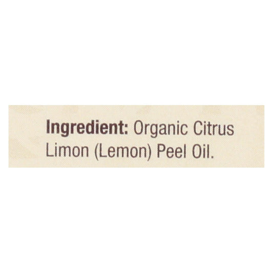 Nature's Answer Organic Lemon Essential Oil, 0.5 Oz.