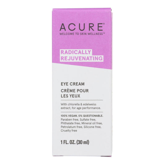 Acure Seriously Soothing Eye Cream with Chlorella + Edelweiss Stem Cell Extract - 0.9 Fl Oz