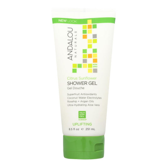 Andalou Naturals Citrus Sunflower Shower Gel, 8.5 Fl Oz