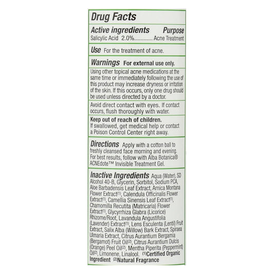 Alba Botanica Acnedote Deep Cleansing Astringent - 6 Oz