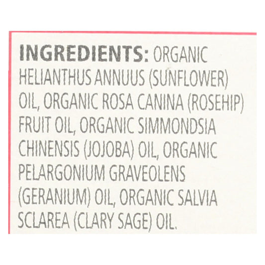 Organic Rosehip Face Oil Serum (1 Fl Oz) by Aura Cacia
