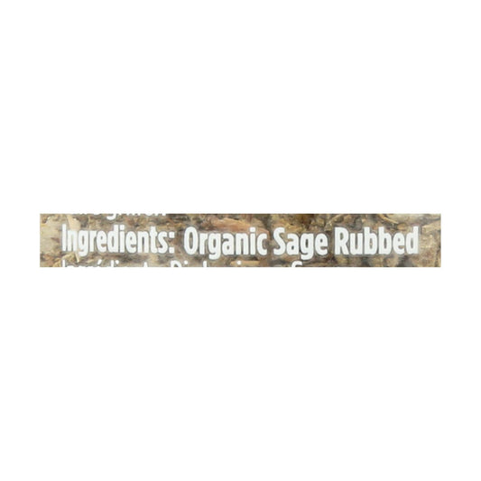 Spicely Organics Organic Sage Rubbed, Pack Size: 3, 0.4 Oz. Each