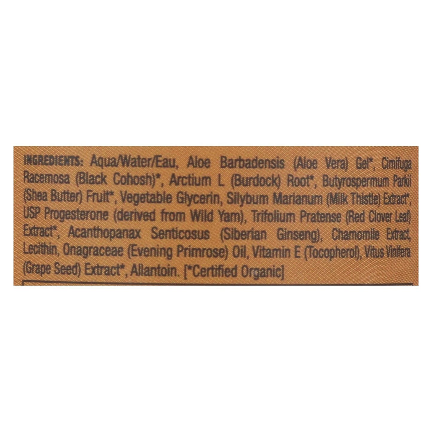 Organic Balance Plus Therapy Cream, 2 Oz.