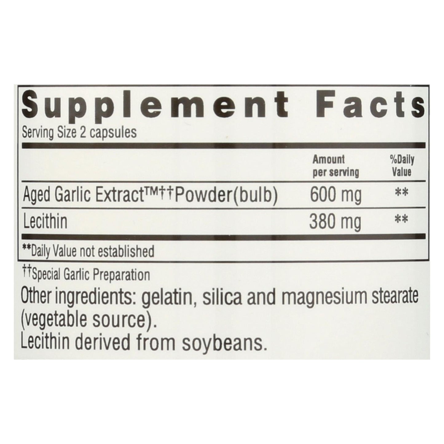 Kyolic Aged Garlic Extract Cholesterol Formula 104, 200 Capsules