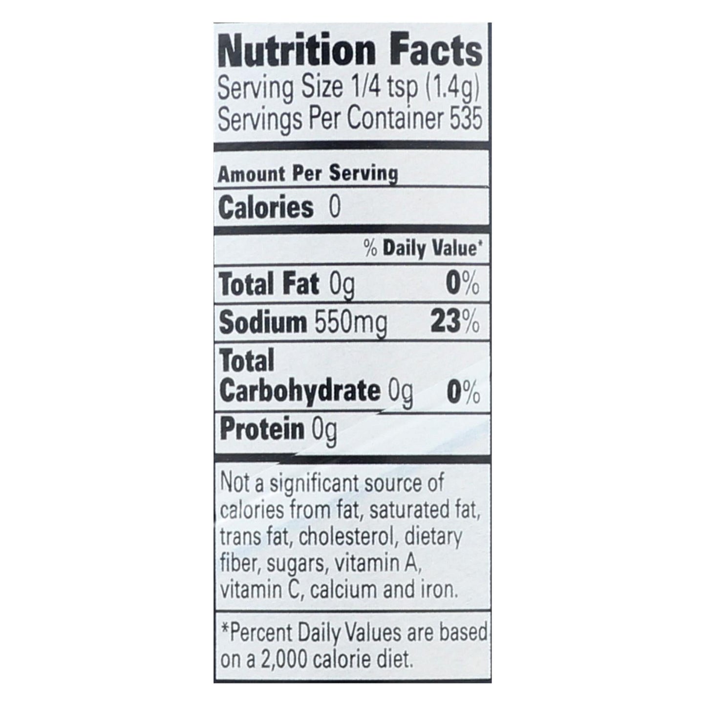 La Baleine Fine Sea Salt, 26.5 Oz, Case of 12