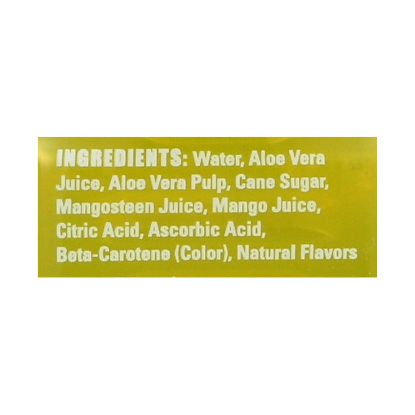 Alo Original Allure Aloe Vera Juice Drink: Mangosteen & Mango, 16.9 Fl Oz/EA