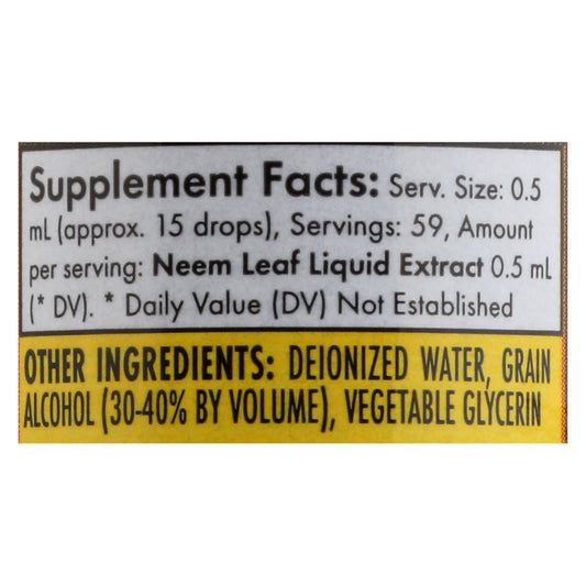 Organic Neem Extract 1 Fl Oz - Neem Aura