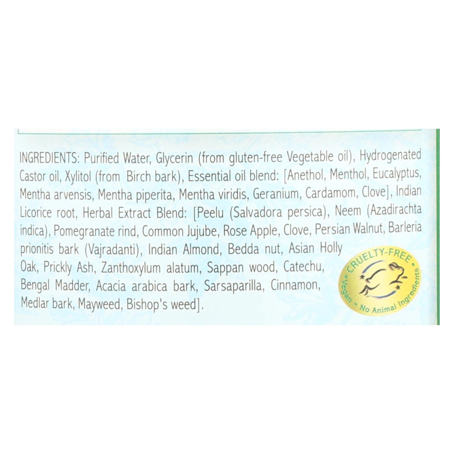 Auromere Ayurvedic Mouthwash Refreshing Herbal Flavor (16 Oz.)