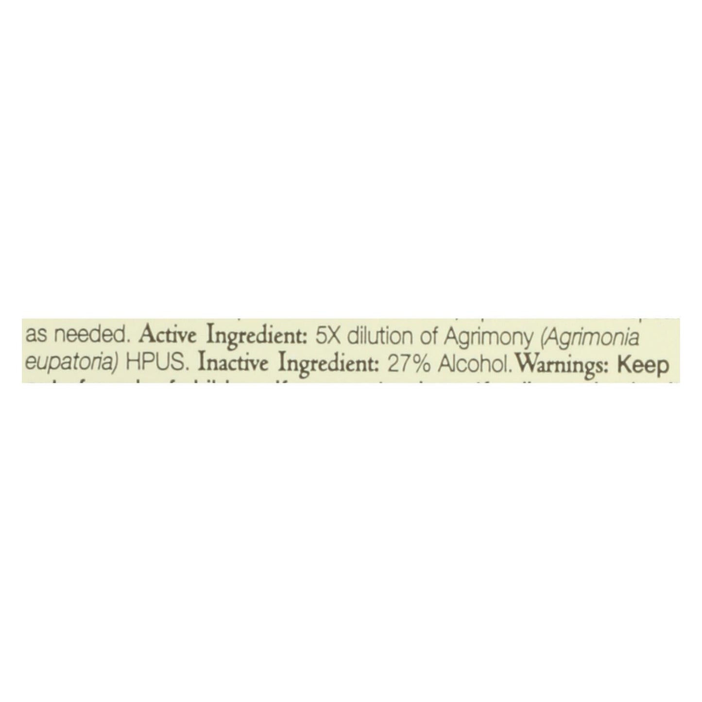 Bach Flower Remedies Agrimony Essence - 0.7 Fl Oz