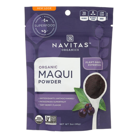 Navitas Naturals Maqui Powder: Organic, Freeze-Dried, 3 Oz. (Pack of 6)