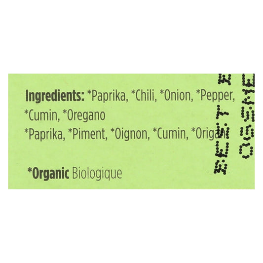 Spicely Organics Mexican Seasoning, Organic, 0.5 Oz. (Pack of 6)