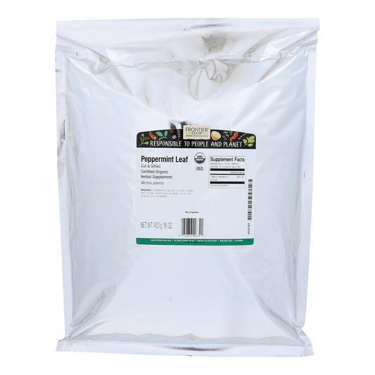 Frontier Herb Organic Peppermint Leaf Cut & Sifted - 1lb