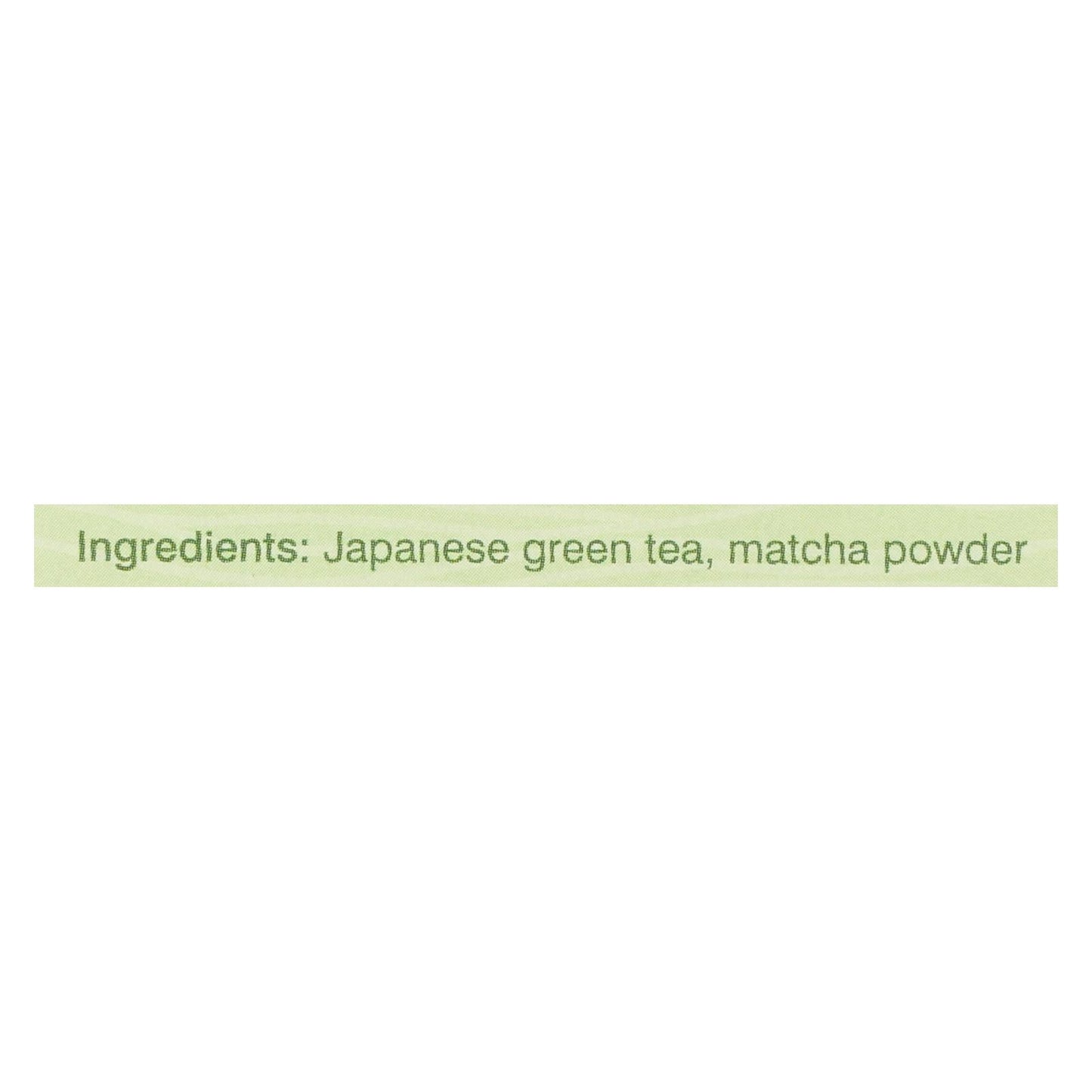 Matcha Love Traditional Green Tea Bags, Organic Japanese Matcha, 10 Bags per Box, Pack of 6
