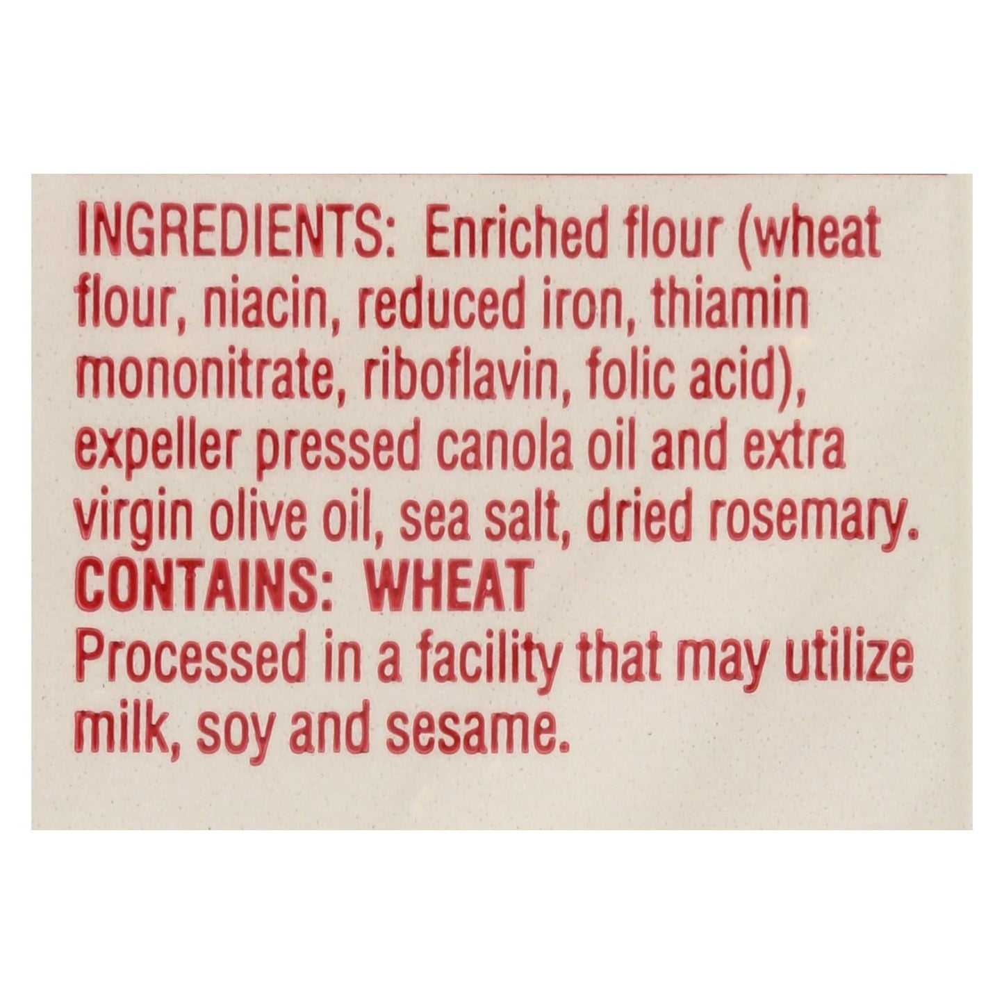 Lapanzanella Rosemary Mini Croccantini (Pack of 12) - 6 oz.