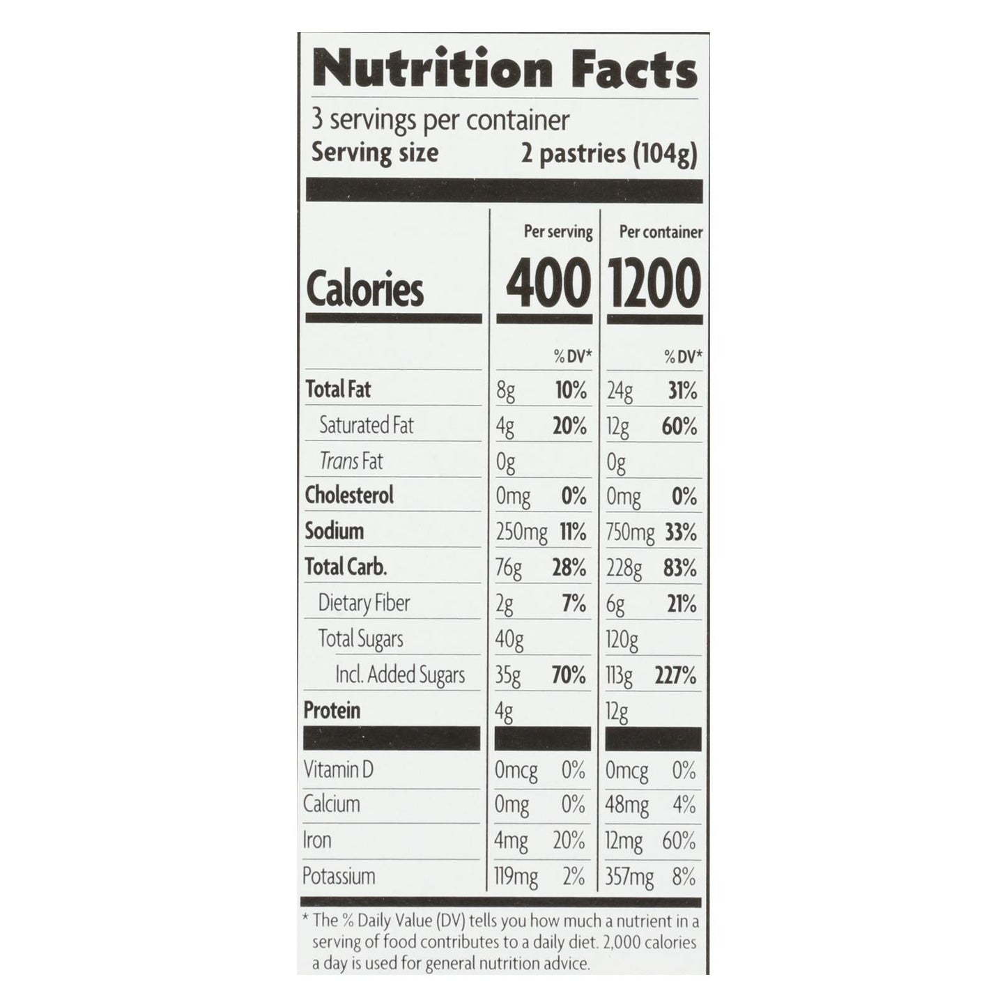 Nature's Path Organic Frosted Toaster Pastries - Blueberry Bliss (Pack of 12)