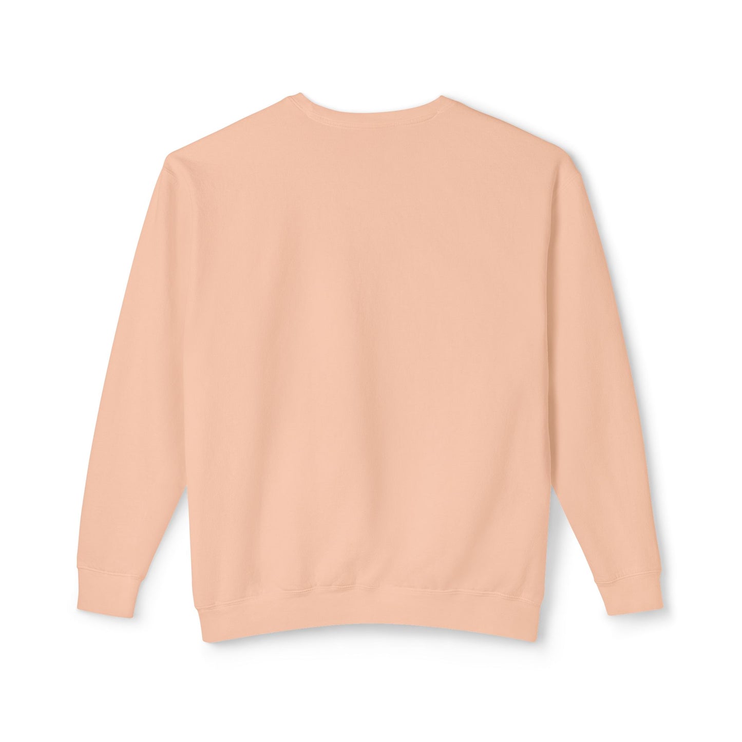 SW-108PCH-24 Unisex Lightweight Crewneck Peach Color Sweatshirt