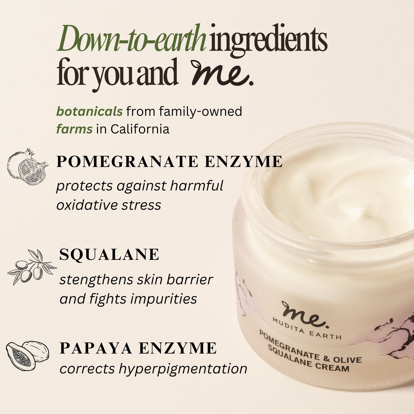 Pomegranate & Olive Squalane Cream