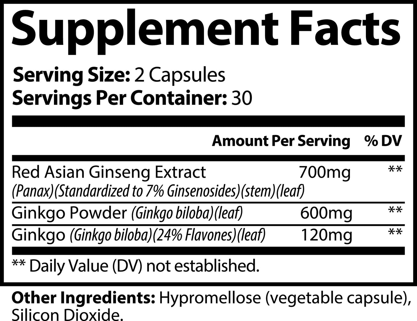 Ginkgo Biloba And Ginseng