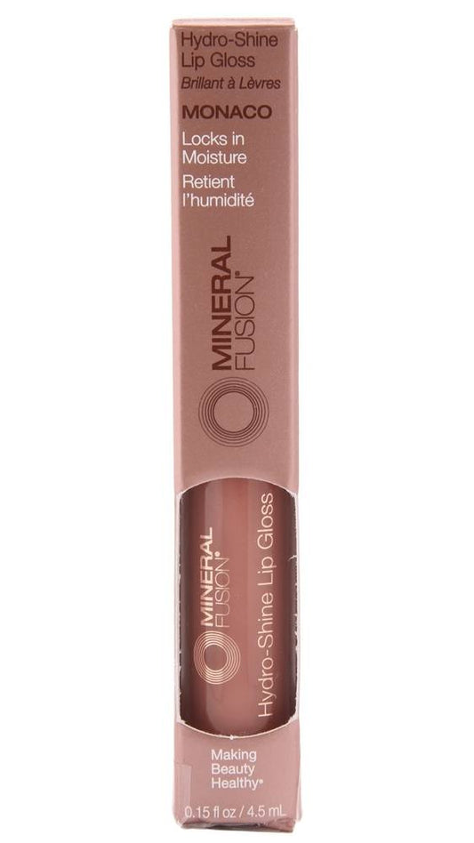 Mineral Fusion Hydro Shine Lip Gloss - Monaco Hydrating Lip Gloss, .15 Fl Oz