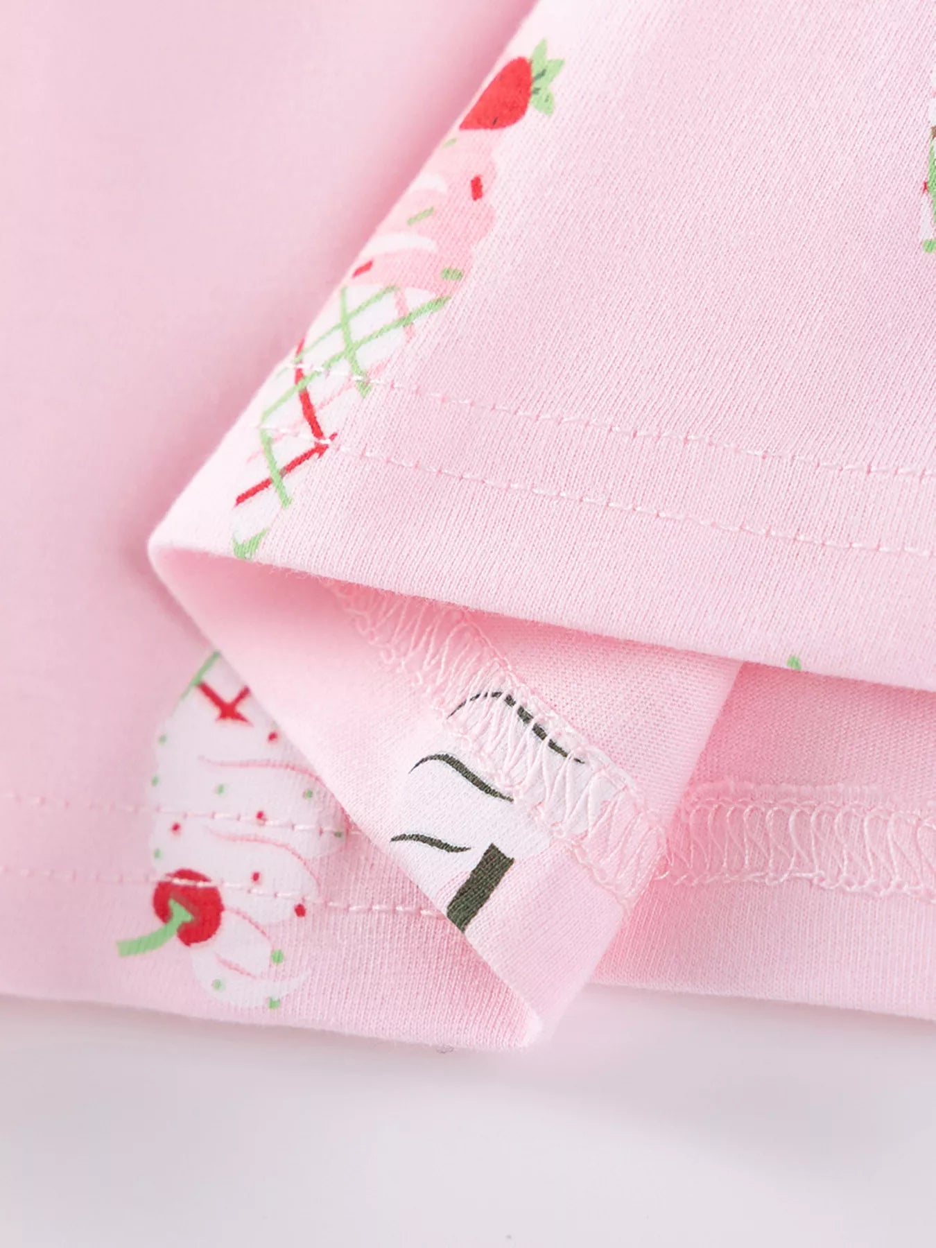 Children's Ice Cream Print Casual Dress