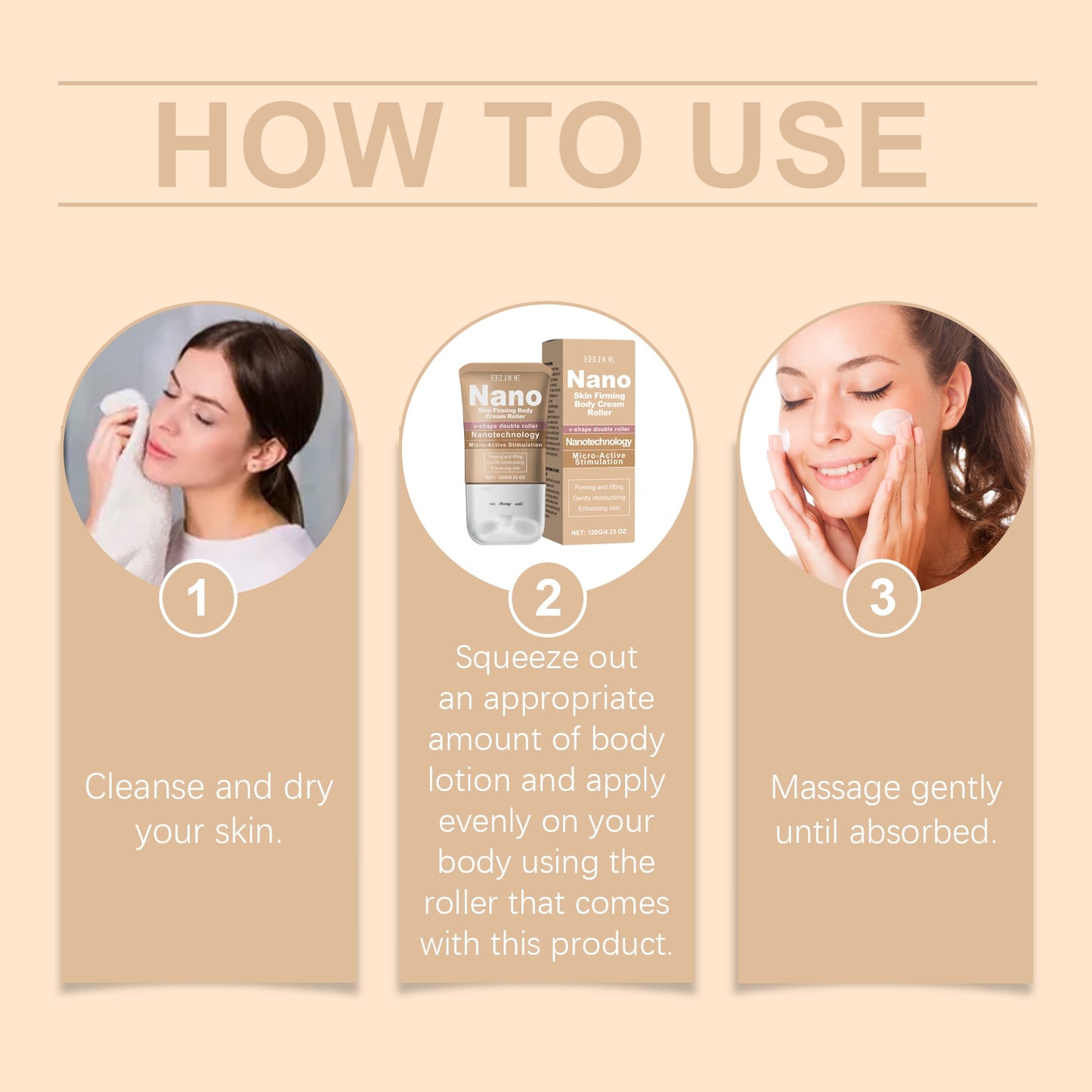 Body Lotion Roller, Hydrating, Refreshing, Silky, Non-greasy, Gentle Moisturizing Lotion For Skin Care.