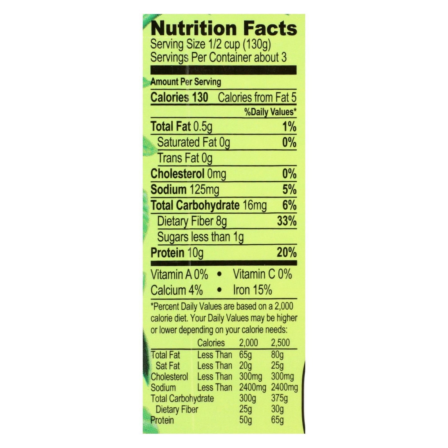 Jack's Quality Organic Low Sodium Red Kidney Beans, 13.4 Oz (Pack of 8)