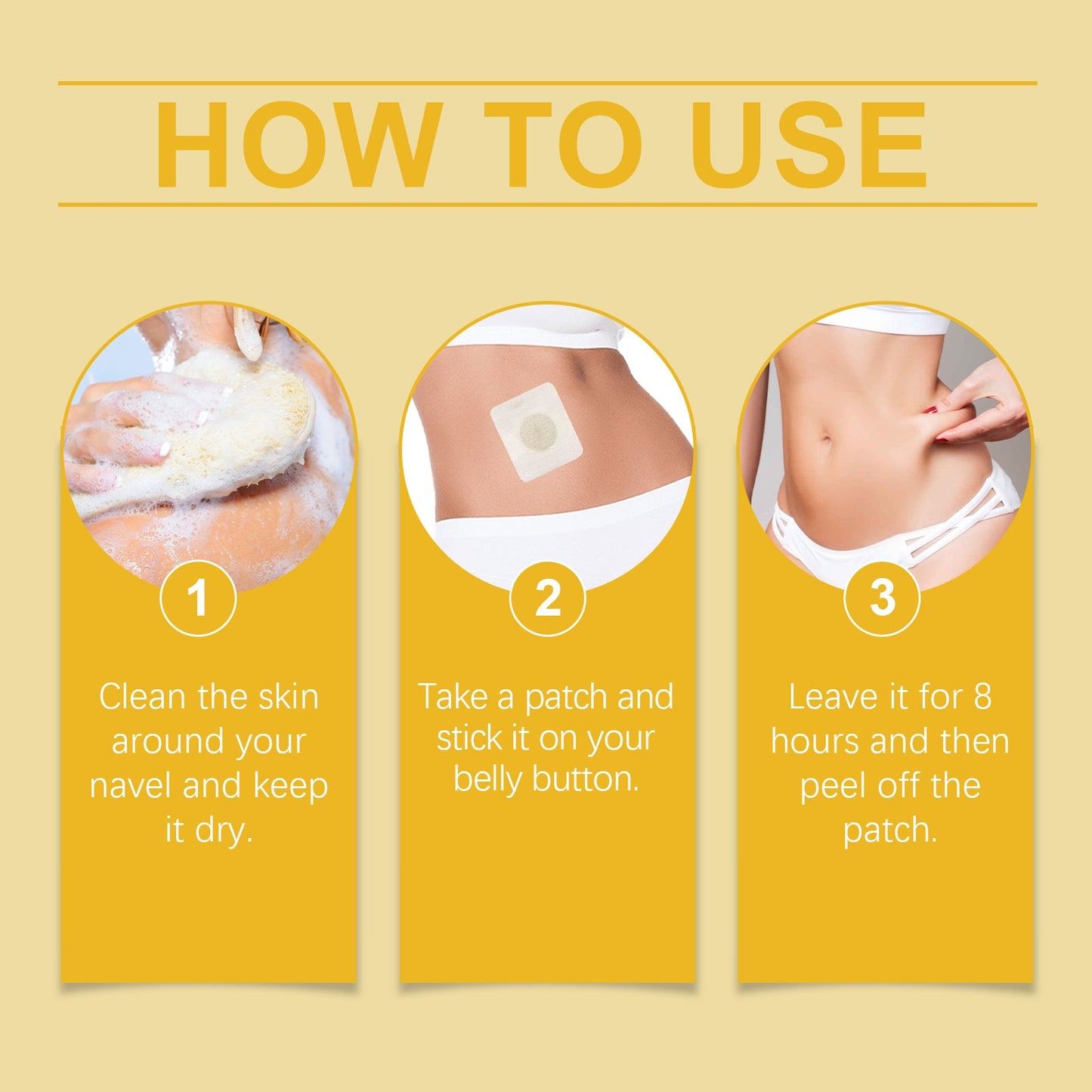 South Moon Bee Venom Slimming Patch Firming Belly Thighs Belly Belly Bairymeat Slimming Belly Button Patch