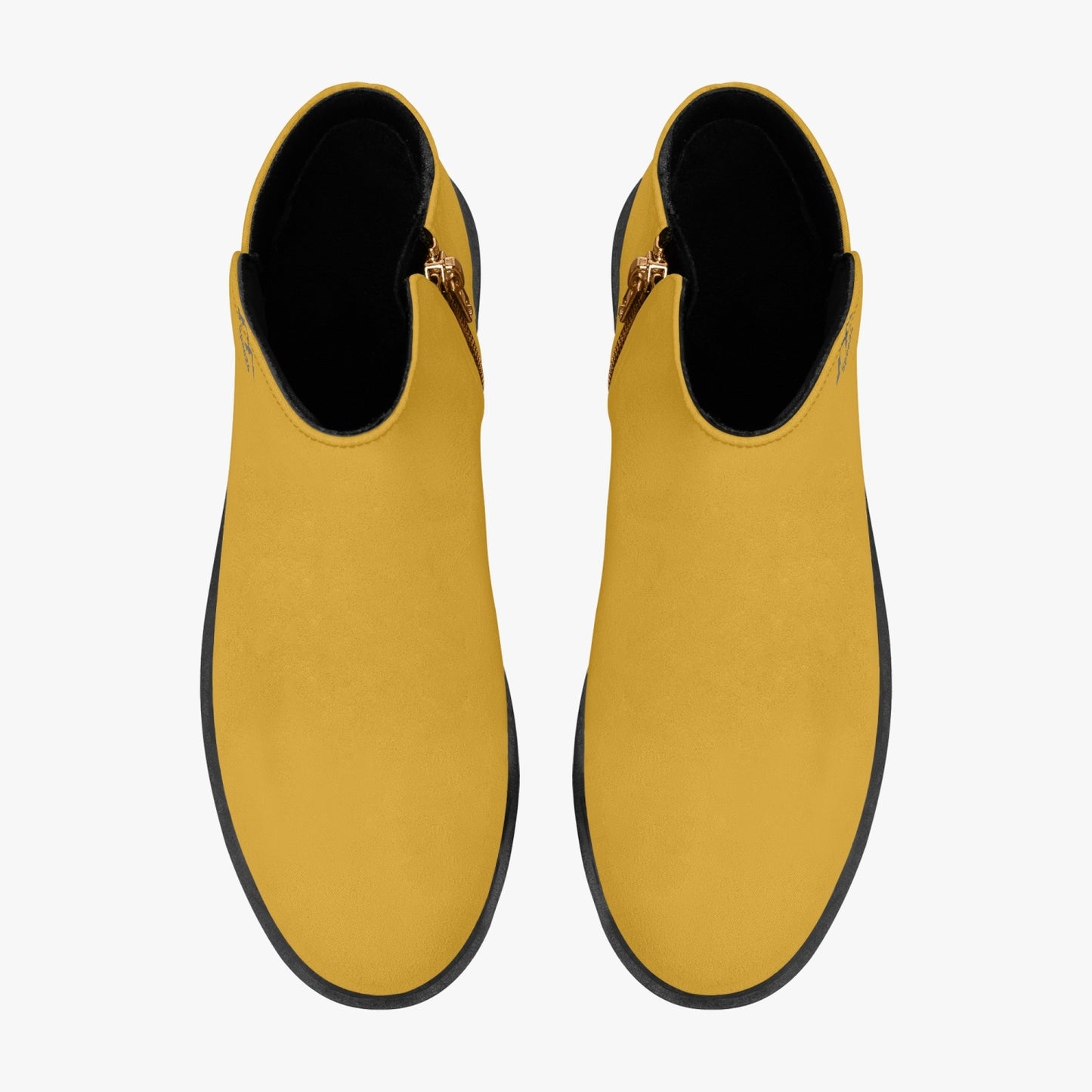 SHO-017YEL-24 Fashion Zipper Boots