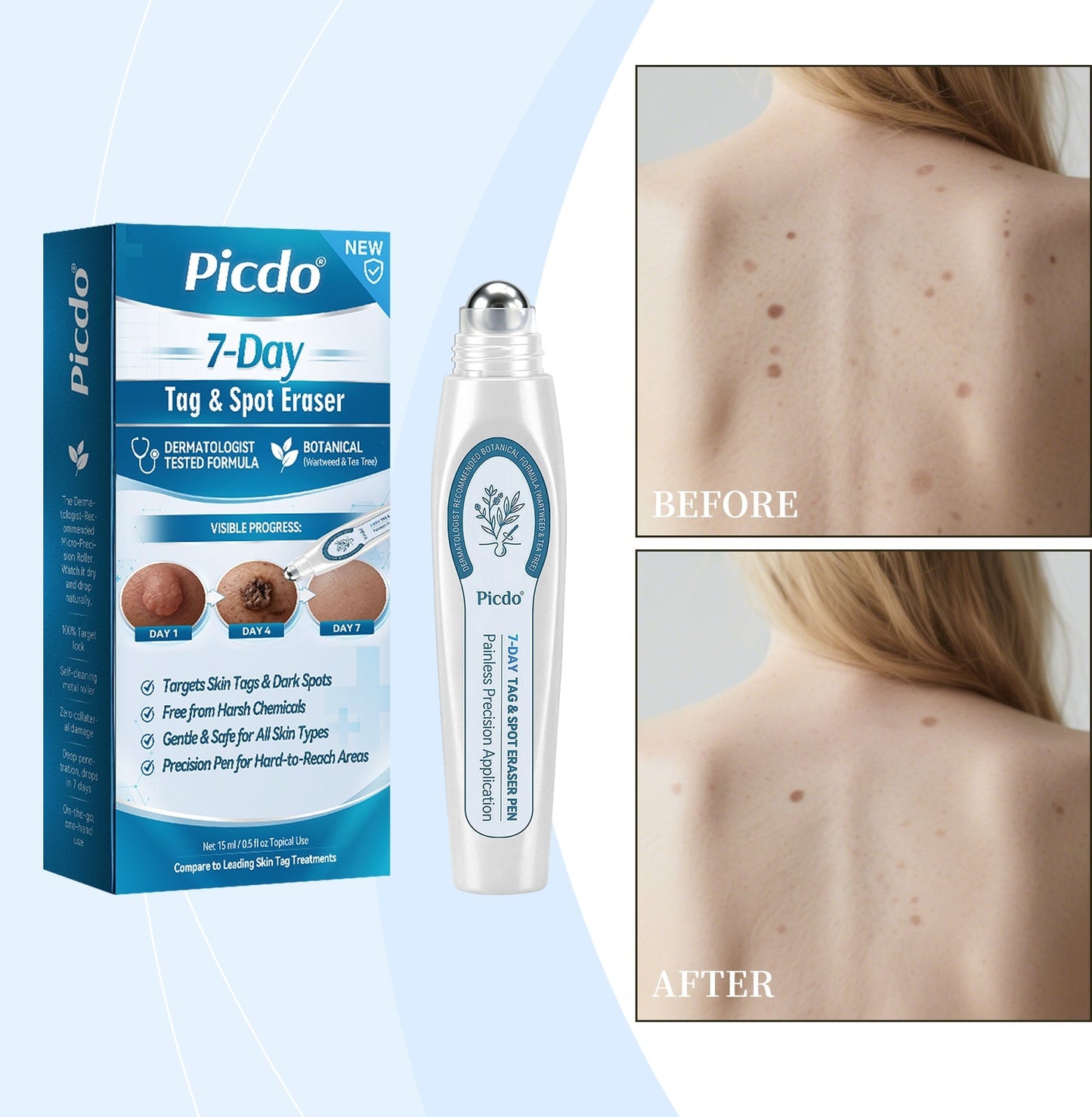 Plant-Based Skin Care Roll-On Pen 15ml