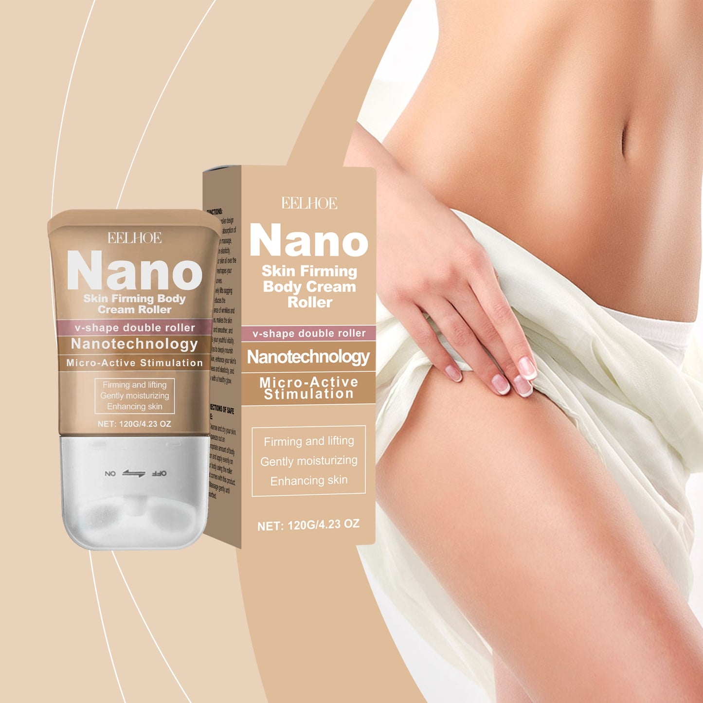 Body Lotion Roller, Hydrating, Refreshing, Silky, Non-greasy, Gentle Moisturizing Lotion For Skin Care.