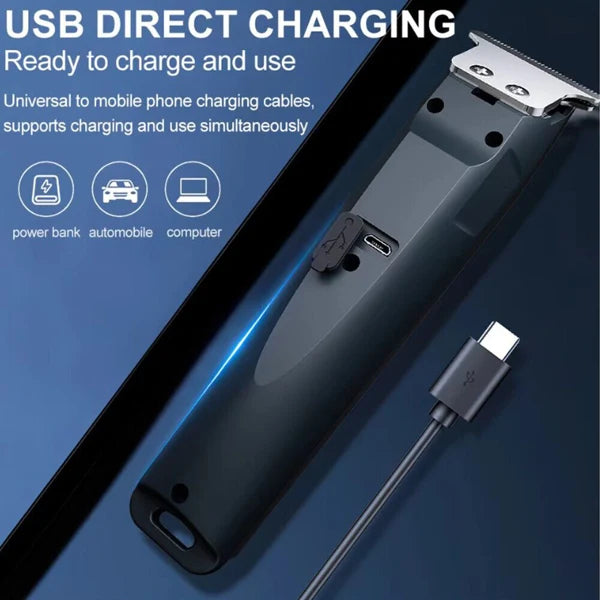 Men Pro Electric Hair Clippers Beard Trimmer Cutting Barber Shaving Machine Black Logistics Only For USPS. TK TMEU Only For Self-pickup