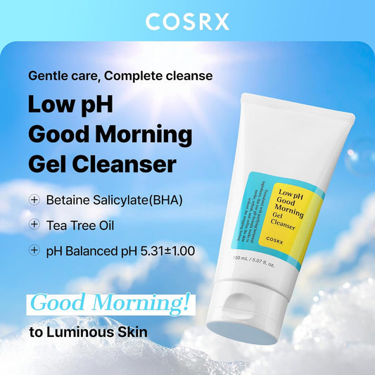 COSRX Low pH Good Morning Gel Face Cleanser