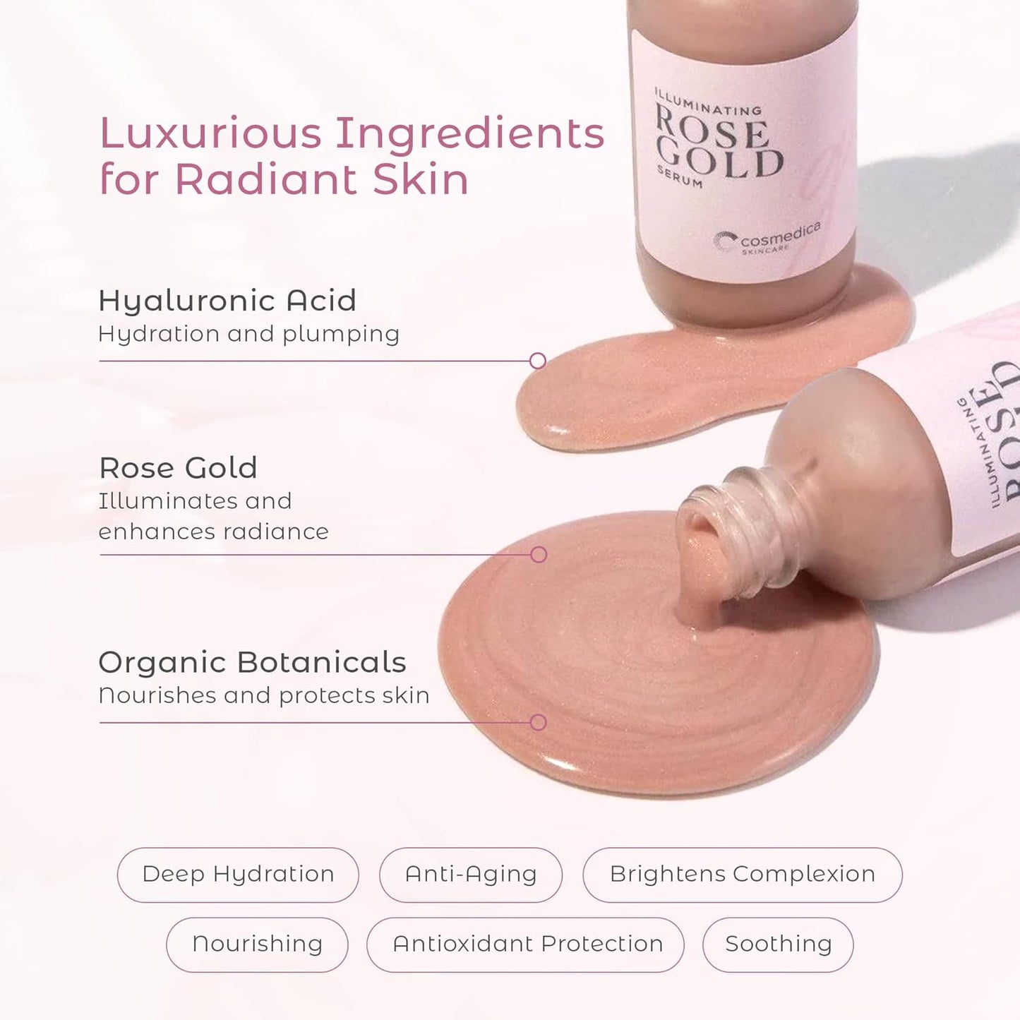 Illuminating Rose Gold Facial Serum