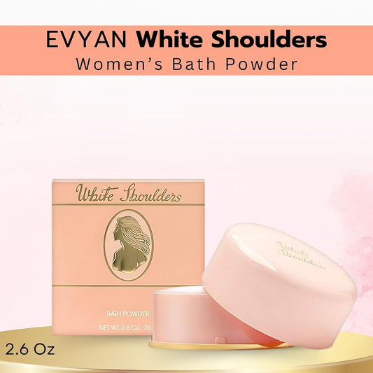 WHITE SHOULDERS Bath Powder