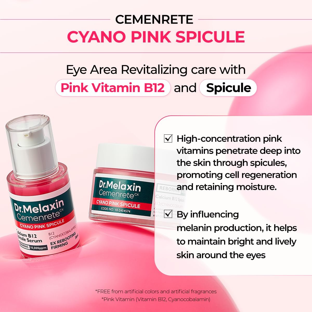 Dr. Melaxin Cemenrete Cyano Pink Spicule Cream