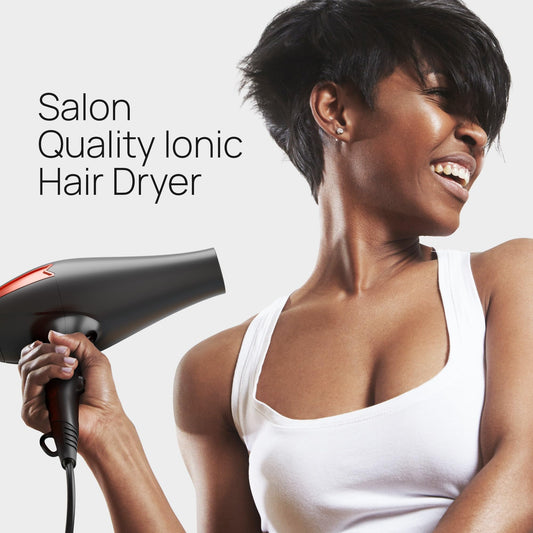 Professional Ionic Hair Dryer, 2200W, Lightweight
