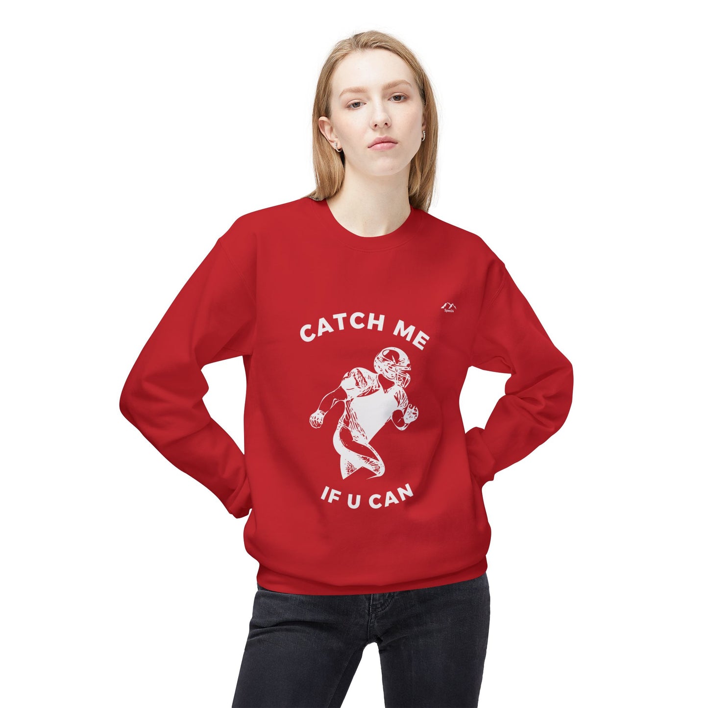 SW-120ML-24 Unisex Garment-Dyed Sweatshirt long sleeve sweat shirt for Football Rugby lovers