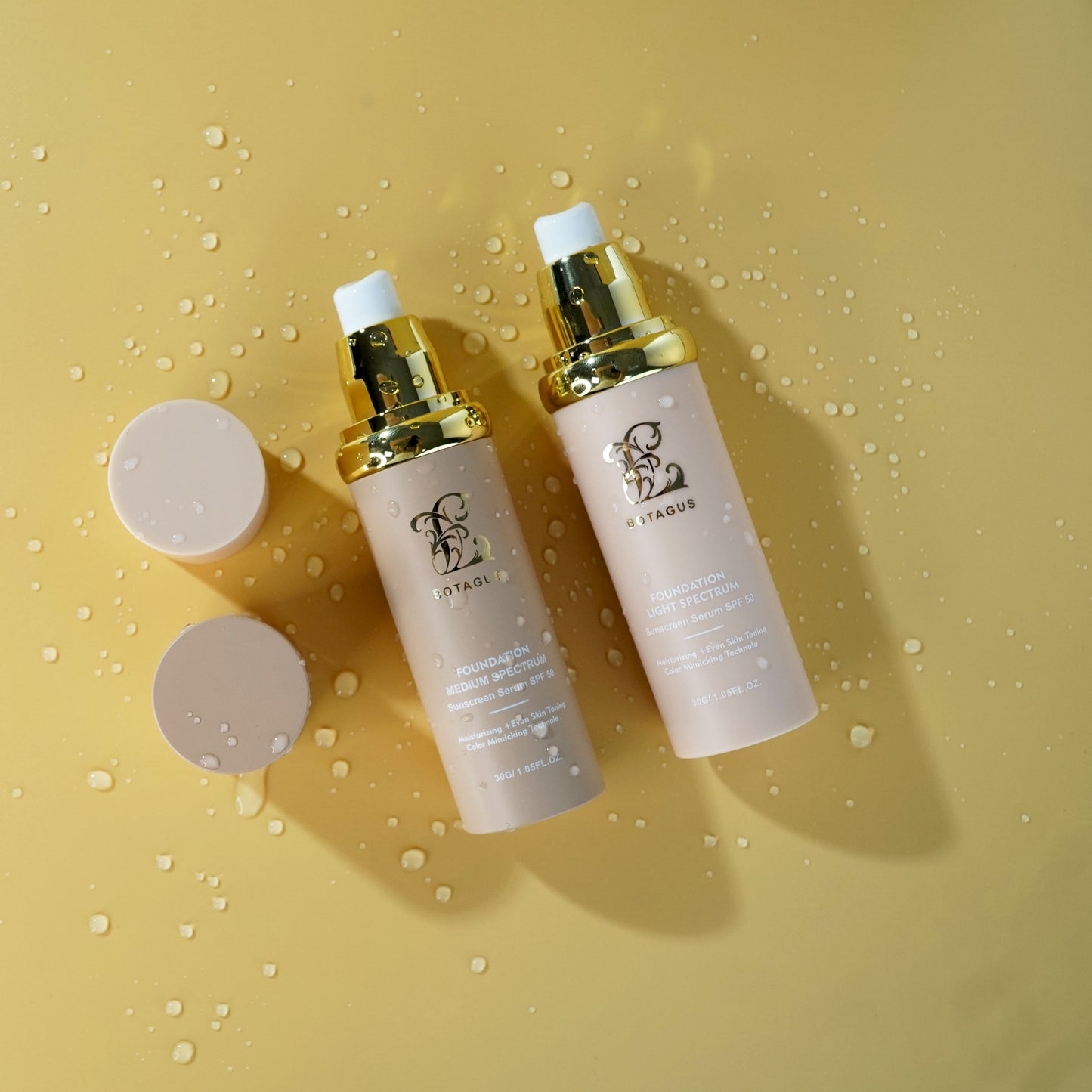 Foundation 4 In 1 Medium Spectrum,,Protecting From Sun With SPF50,For Gym, Sports, Dancing Concealer Coverage Flawless