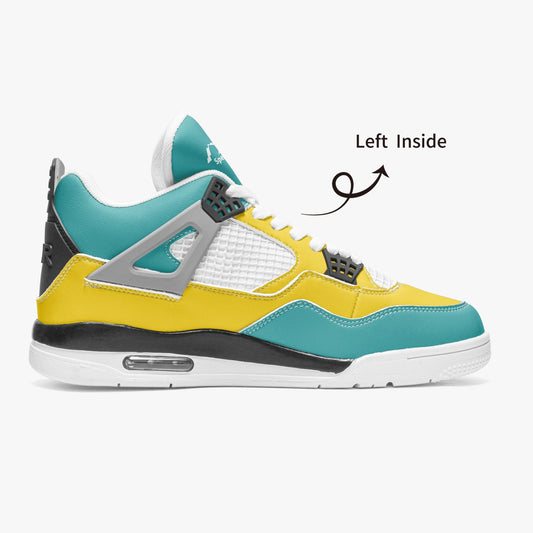 SHO-002W-24 Air Jordan Basketball Sneakers -White Sole