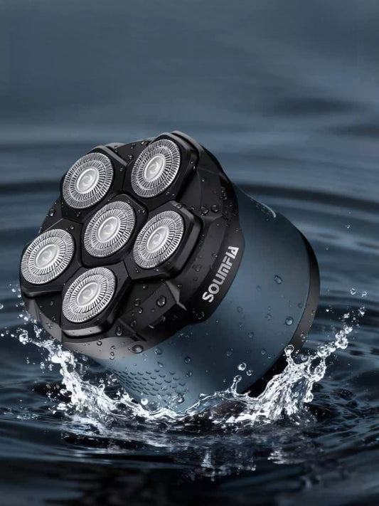 6-Blade Rechargeable Head Shaver
