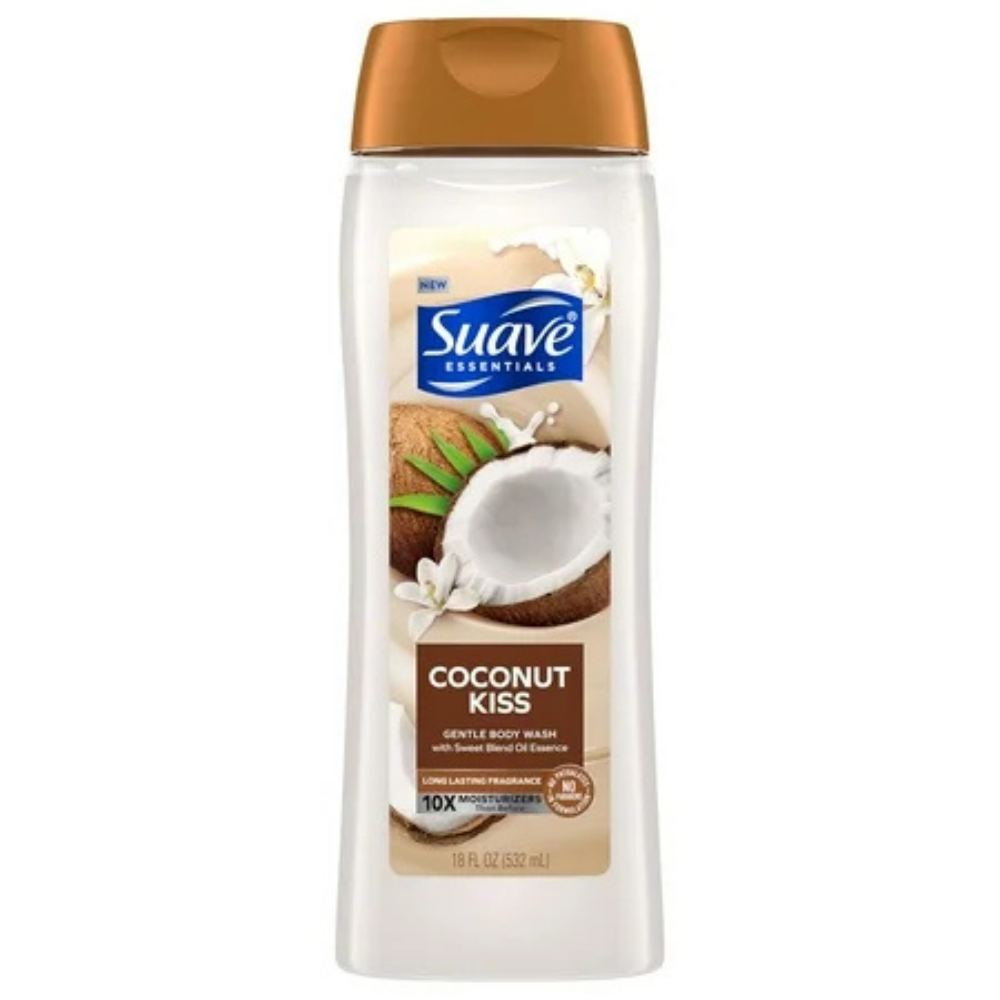 Suave Essentials Coconut Kiss Body Wash (18 oz)