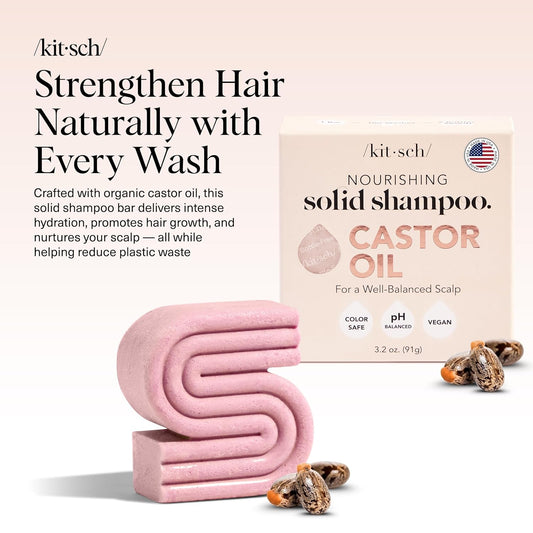 KITSCH Castor Oil Nourishing Shampoo Bar