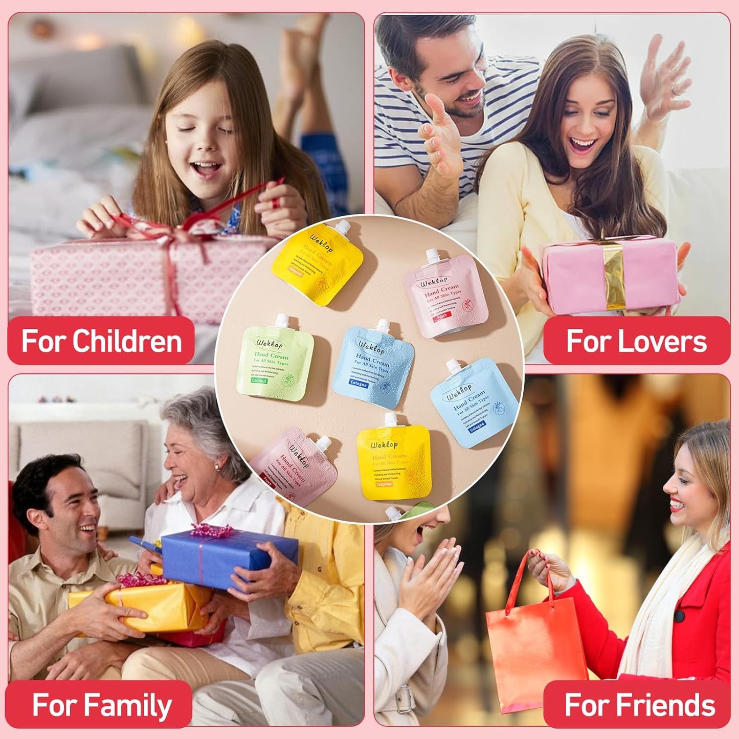 WEKLOP Natural Moisturizing Travel Size Hand Cream