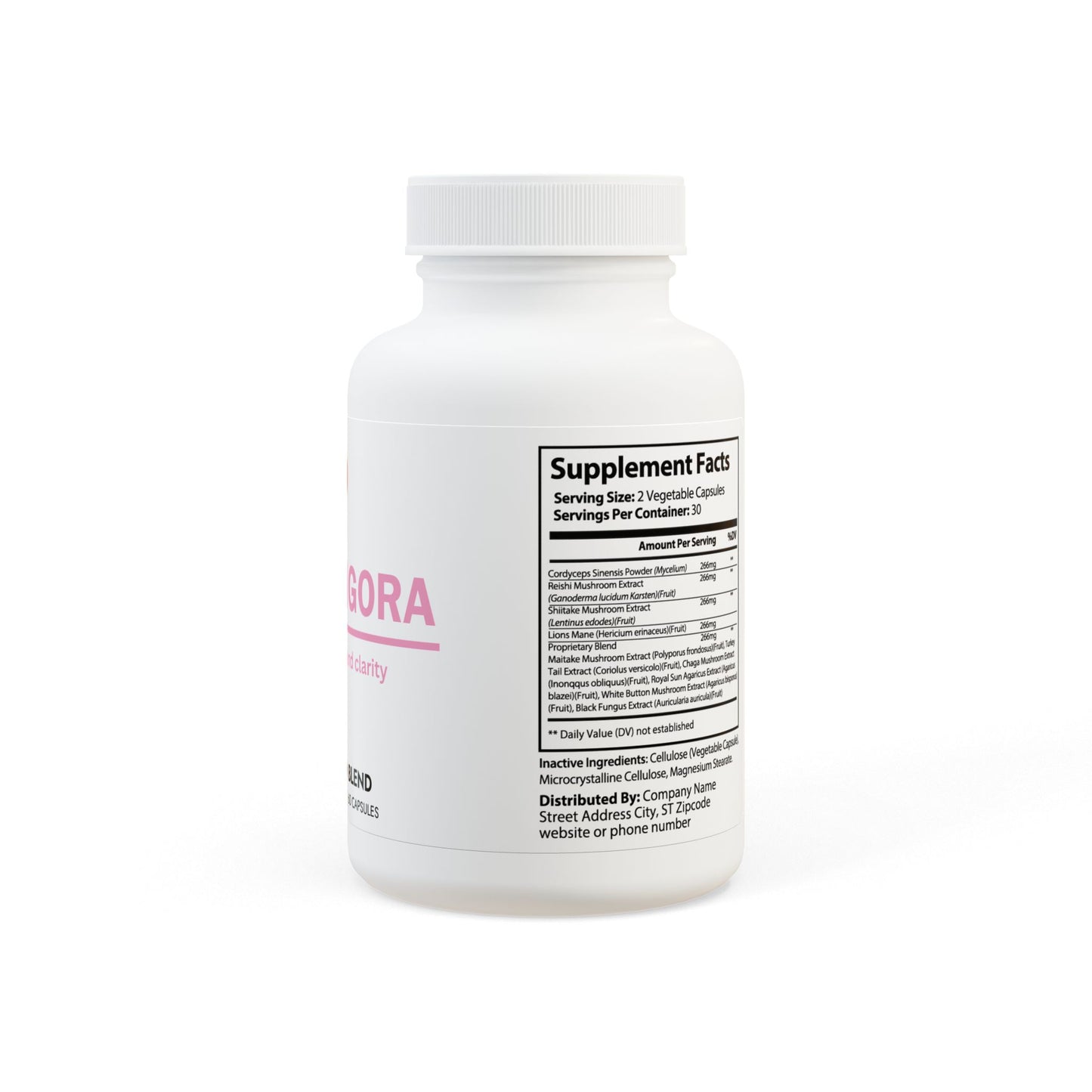 Fungora Mushroom Blend Supplement (60 Capsules)